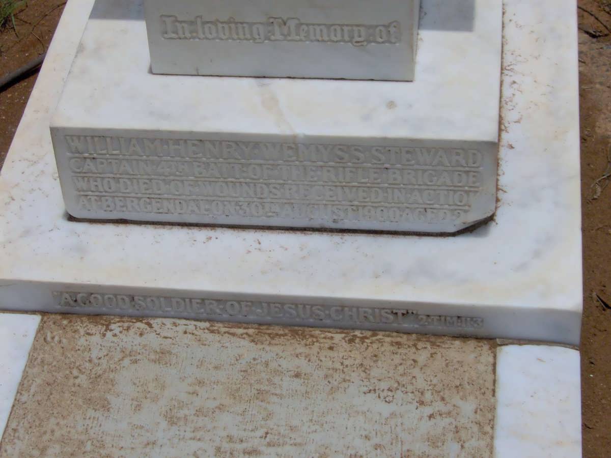 STEWARD William Henry Wemyss -1900