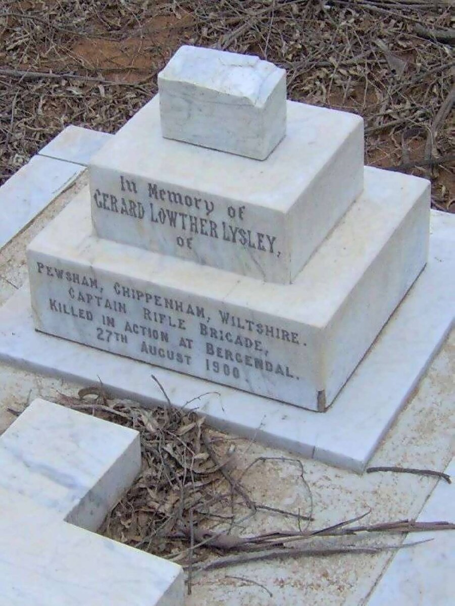 LYSLEY Gerard Lowther -1900