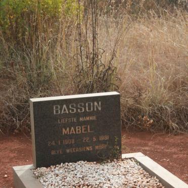 BASSON Mabel 1908-1981