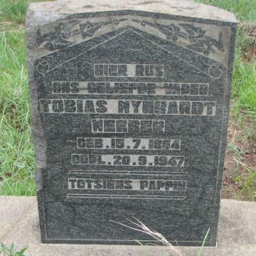 WEEBER Tobias Mynhardt 1864-1947