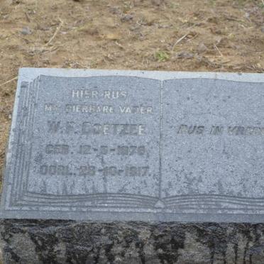 COETZEE W.F. 1876-1917