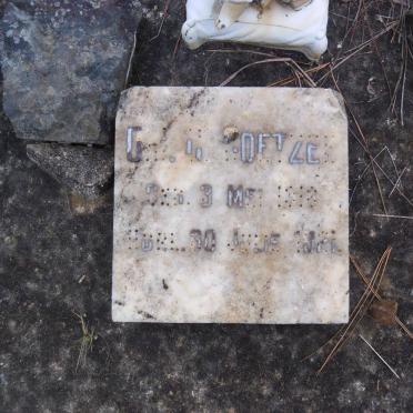 COETZEE G. ? 1913-1921