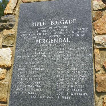 3. Name list - 2nd Battalion Rifle Brigade Monument