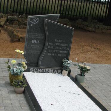 SCHOEMAN Susan nee VERSFELD 1949-2011