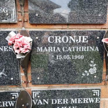 CRONJE Maria Cathrina 1960-