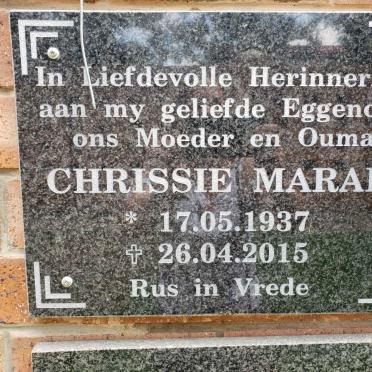 MARAIS Chrissie 1937-2015