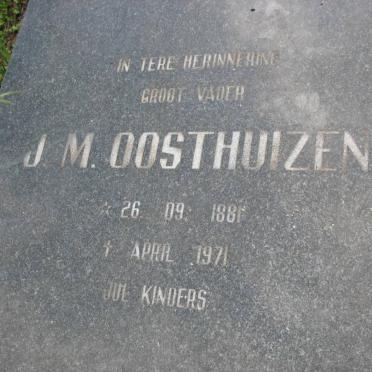 OOSTHUIZEN J.M. 1881-1971