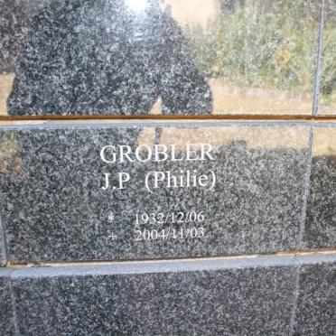 GROBLER J.P. 1932-2004