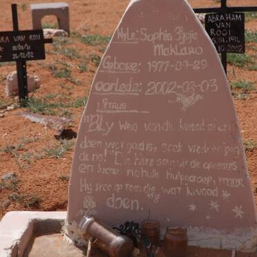 MAKLARO Sophia Fytjie 1977-2002