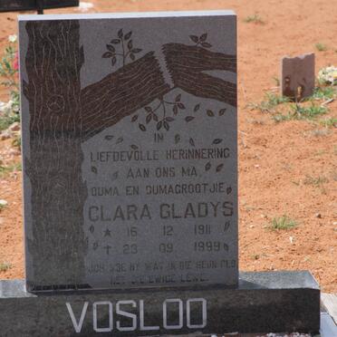 VOSLOO Clara Gladys 1911-1999