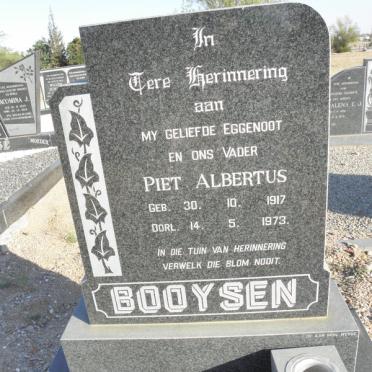 BOOYSEN Piet Albertus 1917-1973