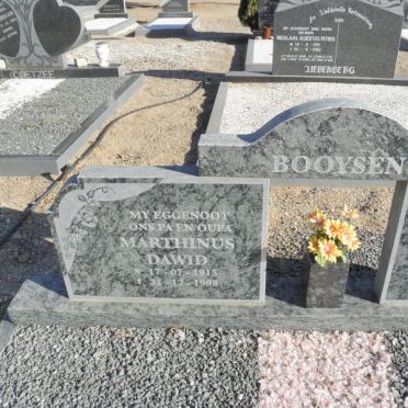 BOOYSEN Marthinus Dawid 1915-1998