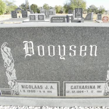 BOOYSEN Nicolaas J.A. 1900-1995 &amp; Catharina W. 1904-1986