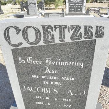 COETZEE Jacobus A.J. 1889-1977