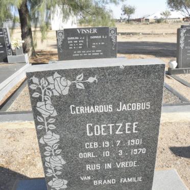 COETZEE Gerhardus Jacobus 1901-1970