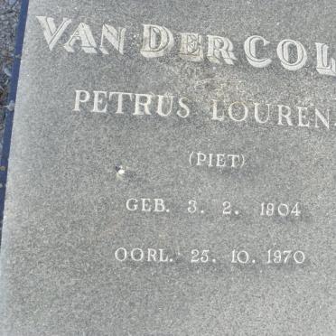 COLFF Petrus Lourens, van der 1904-1970