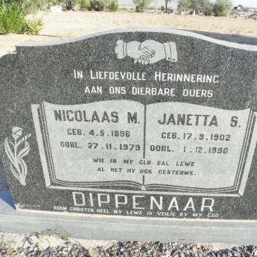DIPPENAAR Nicolaas M. 1896-1979 &amp; Janetta S. 1902-1990