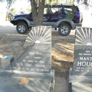 HOUGH M.N. 1912-1985 &amp; Mantha 1914-1990