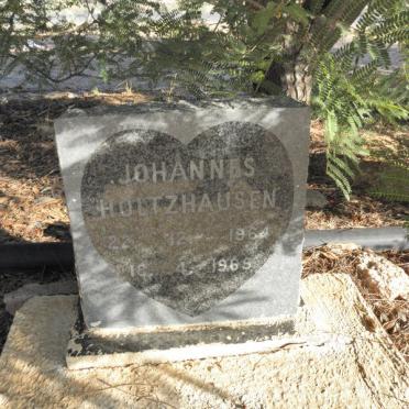 HOLTZHAUSEN Johannes 1964-1965