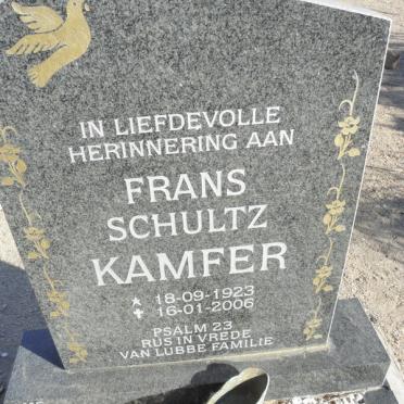 KAMFER Frans Schultz 1923-2006