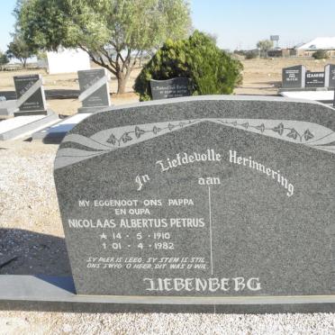 LIEBENBERG Nicolaas Albertus Petrus 1910-1982