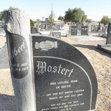 MOSTERT Albert 1957-1977