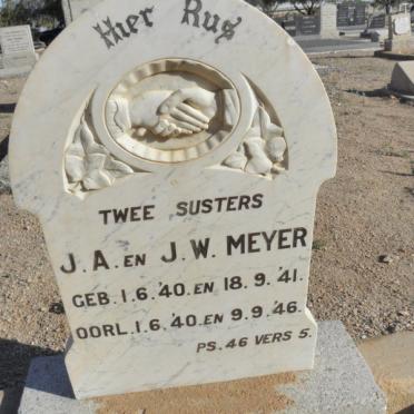 MEYER J.A. 1940-1941 :: MEYER J.W. 1940-1946