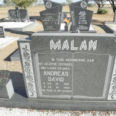 MALAN Andreas David 1919-1999