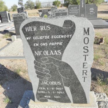 MOSTERT Nicolaas Jacobus 1907-1967
