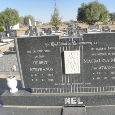 NEL Gerrit Stephanus 1893-1988 &amp; Magdalena Maria STRAUSS 1896-1981