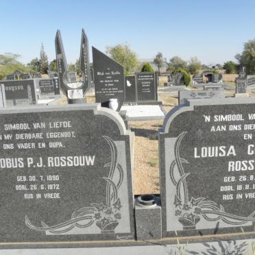 ROSSOUW Jacobus P.J. 1890-1972 &amp; Louisa Cornelia 1894-1973
