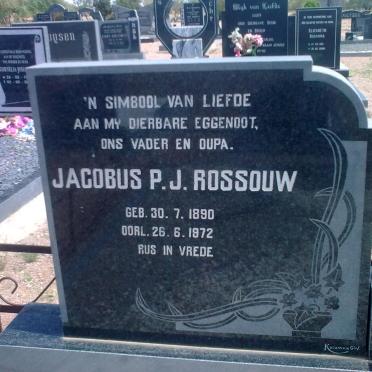 ROSSOUW Jacobus P.J. 1890-1972