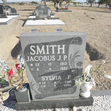 SMITH Jacobus J.P. 1913-1992 &amp; Sylvia F. 1925-2001