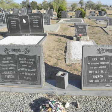 THERON Jacobus A. 1908-1970 &amp; Hester M.J. van ZYL 1910-1963