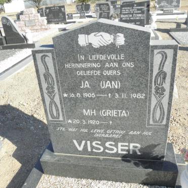 VISSER J.A. 1905-1982 &amp; M.H. 1920-