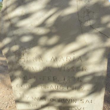 VISSER Anna Maria Magdalena 1874-1942