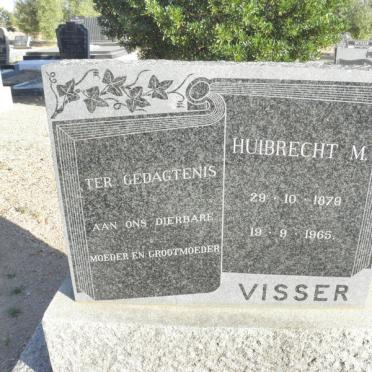VISSER Huibrecht M. 1879-1965