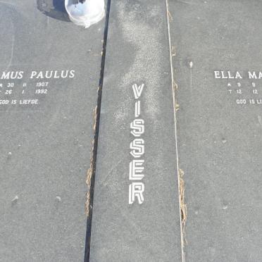 VISSER Adamus Paulus 1907-1992 &amp; Ella Maria 1912-1997