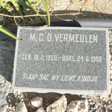 VERMEULEN M.C.D. 1950-1950