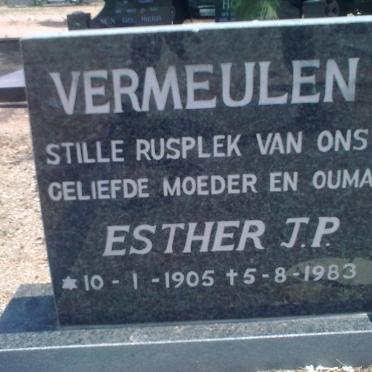 VERMEULEN Esther J.P. 1905-1983