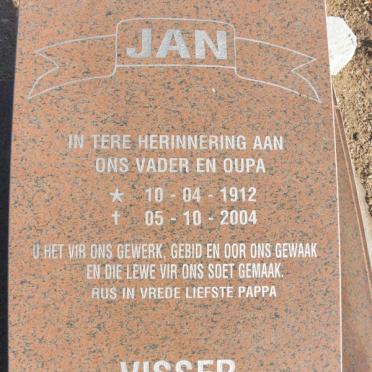 VISSER Jan 1912-2004