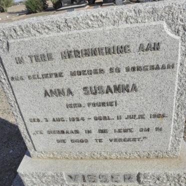 VISSER Anna Susanna nee FOURIE 1894-1968