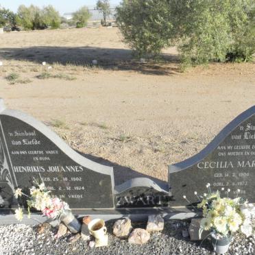 ZWART Hendikus Johannes 1902-1974 &amp; Cecilia Maria 1906-1973