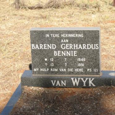 WYK Barend Gerhardus, van 1946-1991