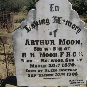 MOON Arthur 1870-1908