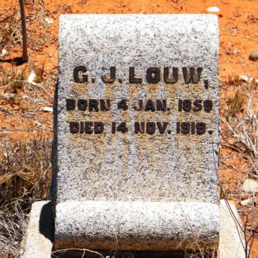 LOUW G.J. 1859-1919