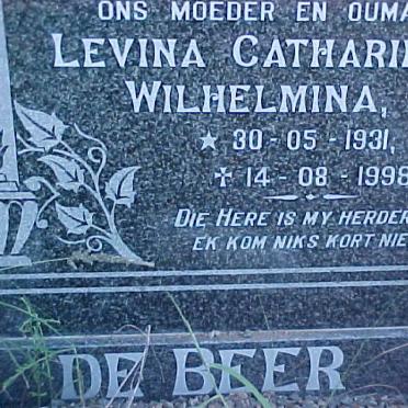 BEER Levina Catharina Wilhelmina, de 1931-1998