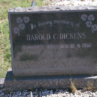 DICKENS Harold C. 1892-1966