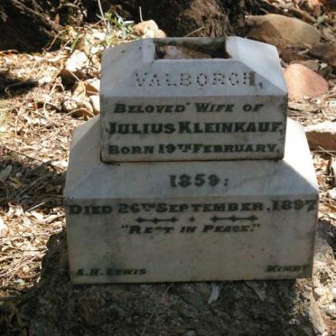 KLEINKAUF Valborch 1859-1897