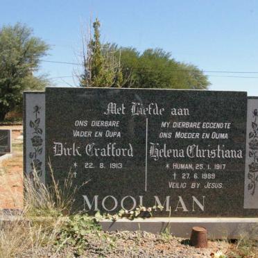 MOOLMAN Dirk Crafford 1913- &amp; Helena Christiana HUMAN 1917-1989